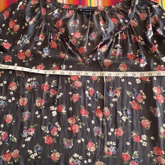 American Eagle Outfitters Tie Neck Top Size XL - Picture 6 of 11